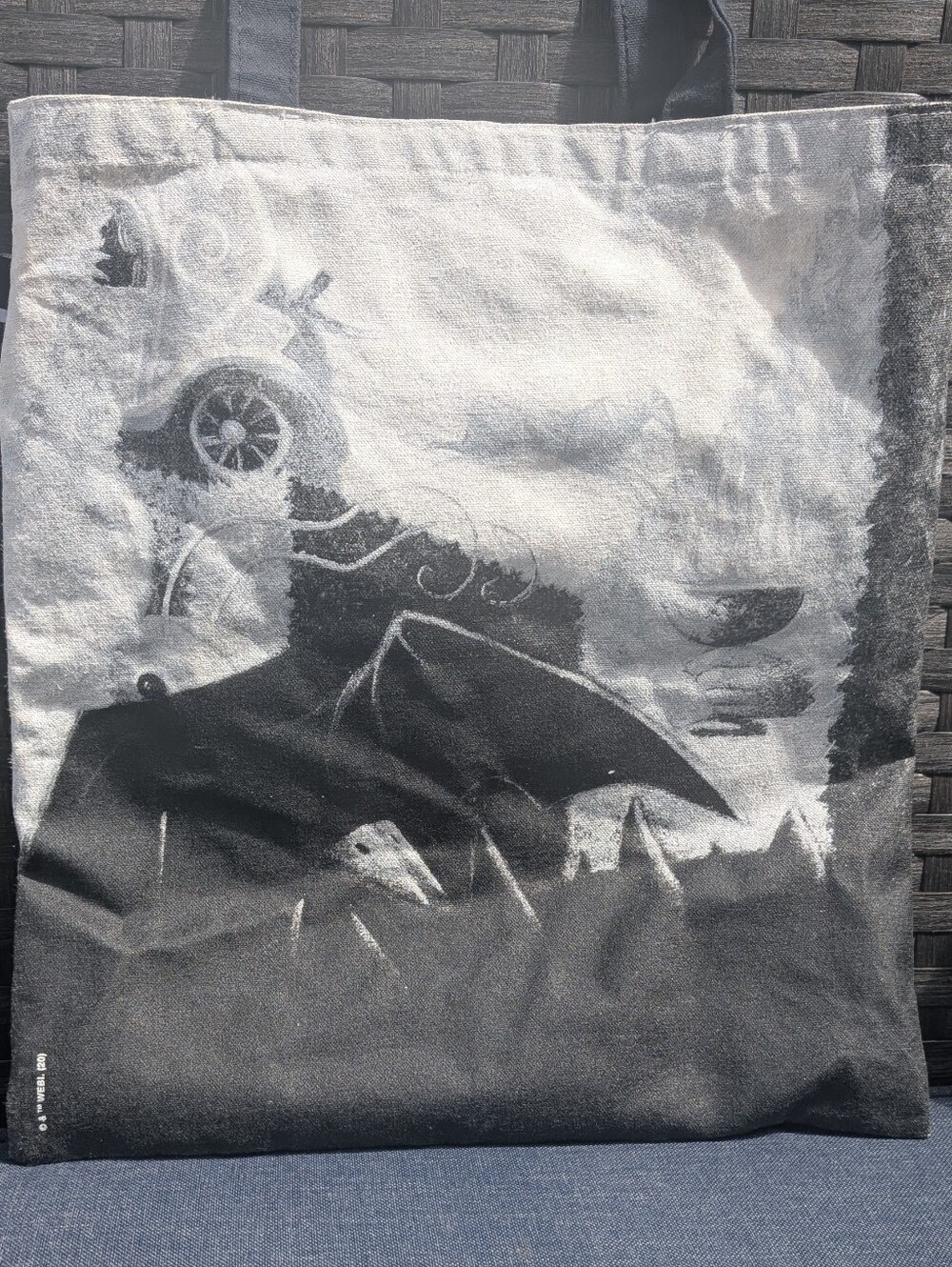 Hayyt Potter And The Goblet Of Fire Out Of Print Bag Large - Picture 9 of 9